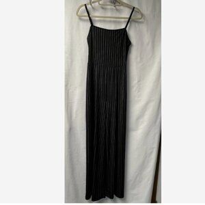 Forever 21  High Waist Pinstripe Romper Small